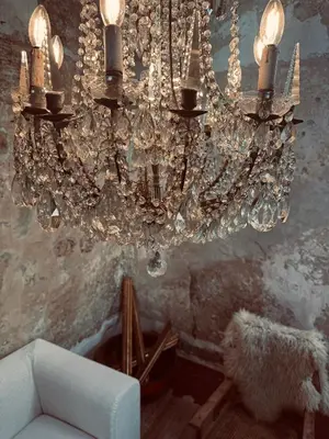 Area soggiorno di Torre 1100 - Rough Luxe in 12th Century Tower