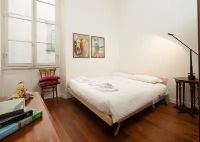 Letto o letti in una camera di Frescoed Duomo Retreat