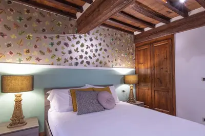 Letto o letti in una camera di Firenze centro con eleganza