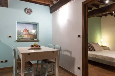 Letto o letti in una camera di Firenze centro con eleganza