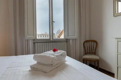 Letto o letti in una camera di Barbadori Tower