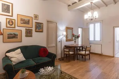 Area soggiorno di Amorino Vintage & Modern Retreat Central Florence