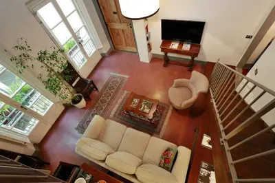 Area soggiorno di Florence Pitti Loft
