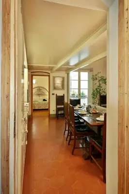 Area soggiorno di Florence Pitti Loft