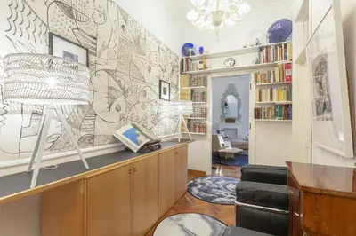 Biblioteca nell'appartamento