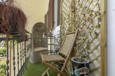 Balcone o terrazza di Art Suite Statuto