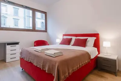 Letto o letti in una camera di Center Retreat Private Room with Shared Bath