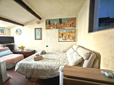 Area soggiorno di Nido d'amore Fiesole