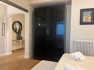 Letto o letti in una camera di Ricorboli