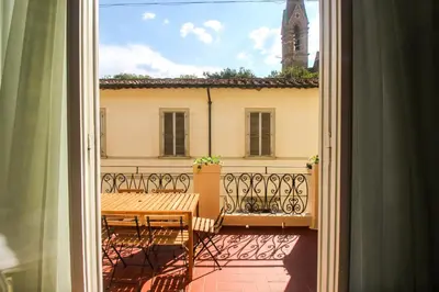 Balcone o terrazza di San Giuseppe Elegant Loft Heart of Florence QK