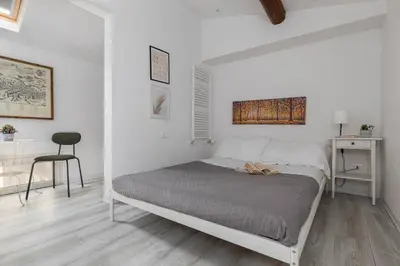 Letto o letti in una camera di Rifredi - Appartamento elegante e moderno a due passi dal centro
