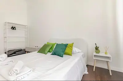 Letto o letti in una camera di Centralissimo e Ampio appartamento confortevole