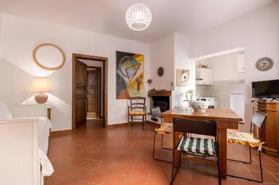 Cucina o angolo cottura di Il Ferrone Apartment With Garden - Greve In Chianti