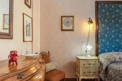 Letto o letti in una camera di Casa Bassotti