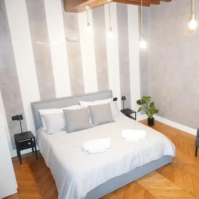 Letto o letti in una camera di La Casa Di Alberto