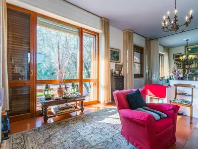 Area soggiorno di Holiday Home Al Canaiolo by Interhome