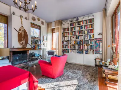 Area soggiorno di Holiday Home Al Canaiolo by Interhome