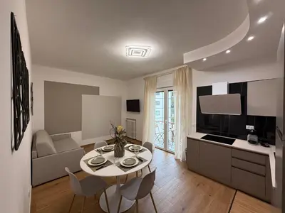 TV o dispositivi per l'intrattenimento presso Villa Strozzi Appartamento Moderno