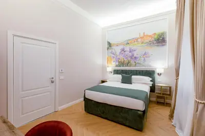 Letto o letti in una camera di Hotel Settefiori
