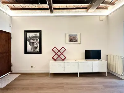 TV o dispositivi per l'intrattenimento presso Florence Apartment 5' Central Station Just renewed