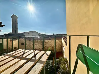 Balcone o terrazza di Florence Apartment 5' Central Station Just renewed