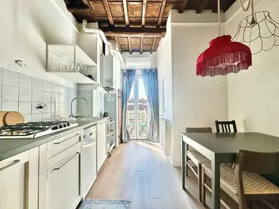 Cucina o angolo cottura di Florence Apartment 5' Central Station Just renewed