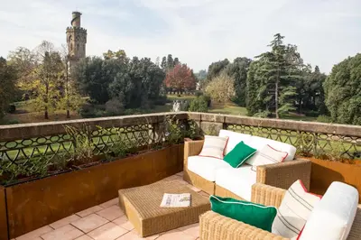 Area soggiorno di AdAstra Suites