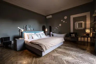 Letto o letti in una camera di AdAstra Suites