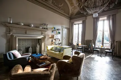 Area soggiorno di AdAstra Suites