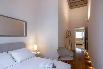Letto o letti in una camera di The White House - Home of the Frescoes