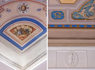Planimetria di The White House - Home of the Frescoes