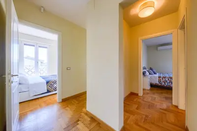 Letto o letti in una camera di Alessandria's House