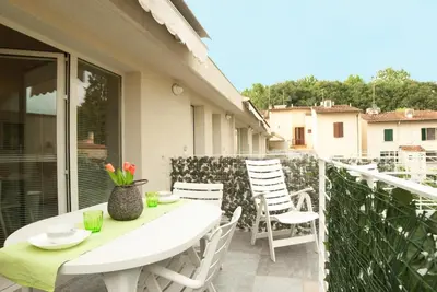 Balcone o terrazza di Apartment with terrace SAN FREDIANO AREA -4 people