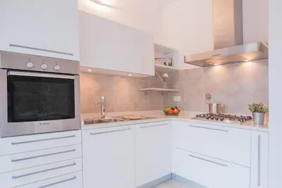 Cucina o angolo cottura di Apartment with terrace SAN FREDIANO AREA -4 people