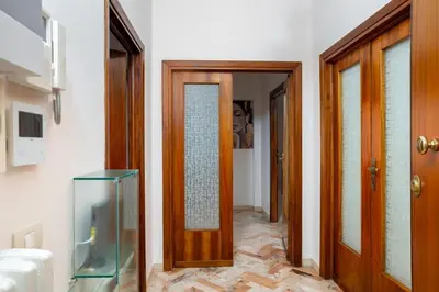Letto o letti in una camera di Bright home with large terrace, near Florence