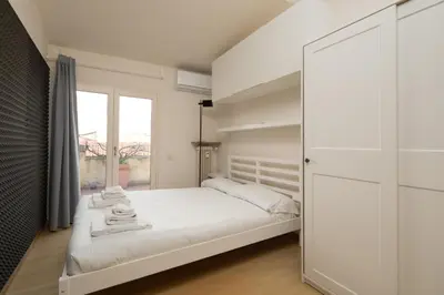 Letto o letti in una camera di Fortezza Attic Retreat