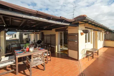 Balcone o terrazza di Fortezza Attic Retreat