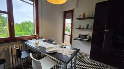 Cucina o angolo cottura di Cecco Bravo apt