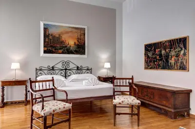 Letto o letti in una camera di ZARINA green