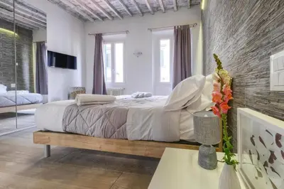 Letto o letti in una camera di Nazionale's House