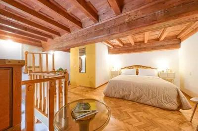 Letto o letti in una camera di Beatrice's House