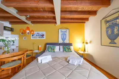 Letto o letti in una camera di Beatrice's House