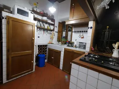 Cucina o angolo cottura di Alloggiare nei luoghi dove é vissuto Dante