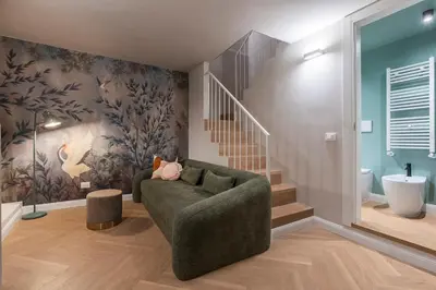 Area soggiorno di NEW Luxury 3-bedroom & 4-bathroom Duomo