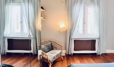 Area soggiorno di Borgo San Jacopo Penthouse by 360Rentals