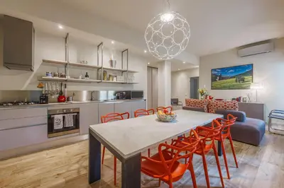 Cucina o angolo cottura di Liberty Lucia Apartment Florence