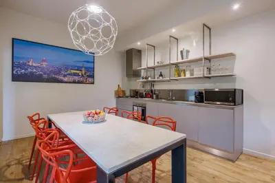 Cucina o angolo cottura di Liberty Lucia Apartment Florence