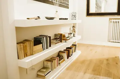 Biblioteca nell'appartamento