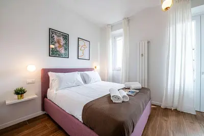 Letto o letti in una camera di Homeby, Casa Belfiore