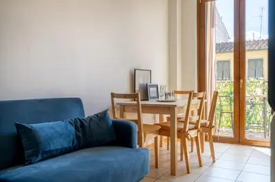 Area soggiorno di Orsini Apartment with balcony and free parking